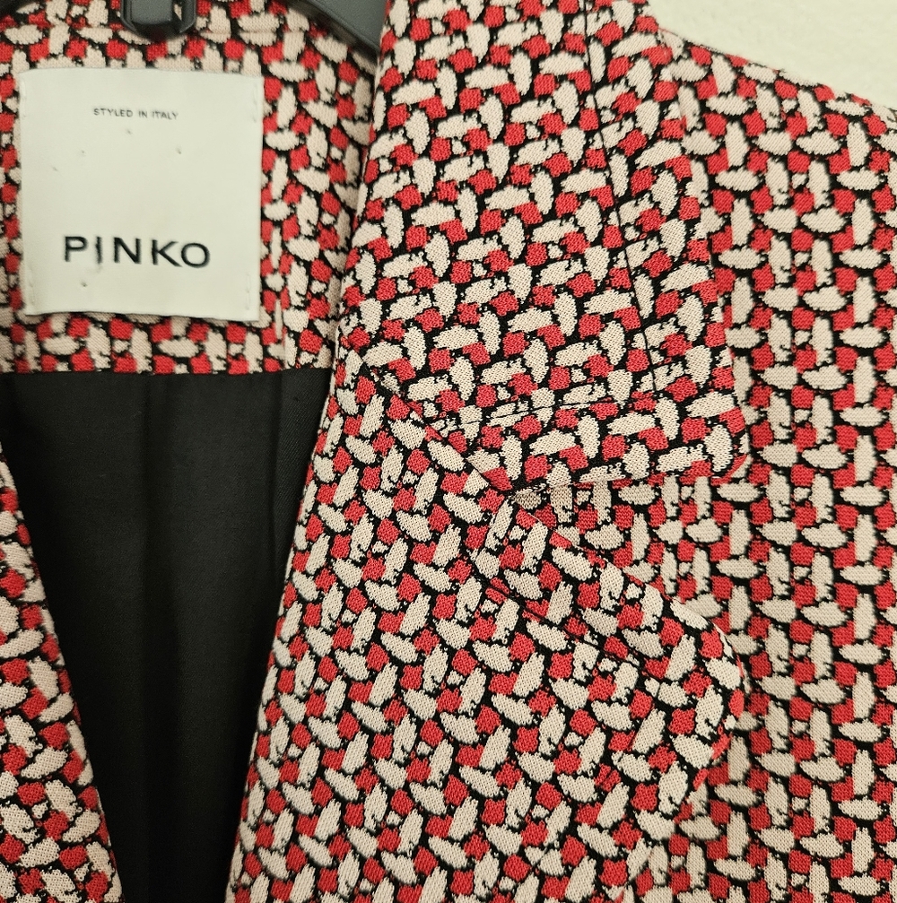 Pinko Tweed Fitted Blazer - Picture 4 of 6